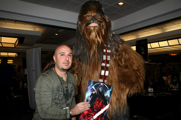 Chewbacca and John Marroquin, Jr.