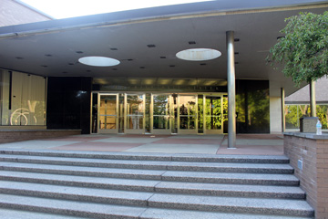 Entrance to the Community Arts Center