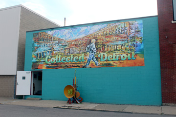 Mural over the entrance