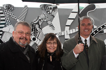 Representatives of the Engineering Society of Detroit at McGee unveiling