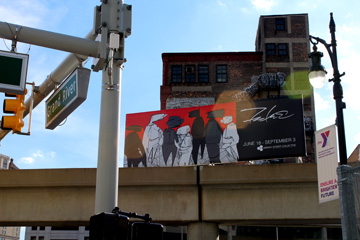 A Library Street Collective billboard.