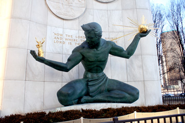 The Spirit of Detroit, by Marshall Fredericks