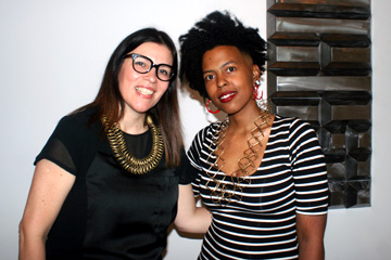 Simone DeSousa and Tiff Massey at Re:View Contemporary